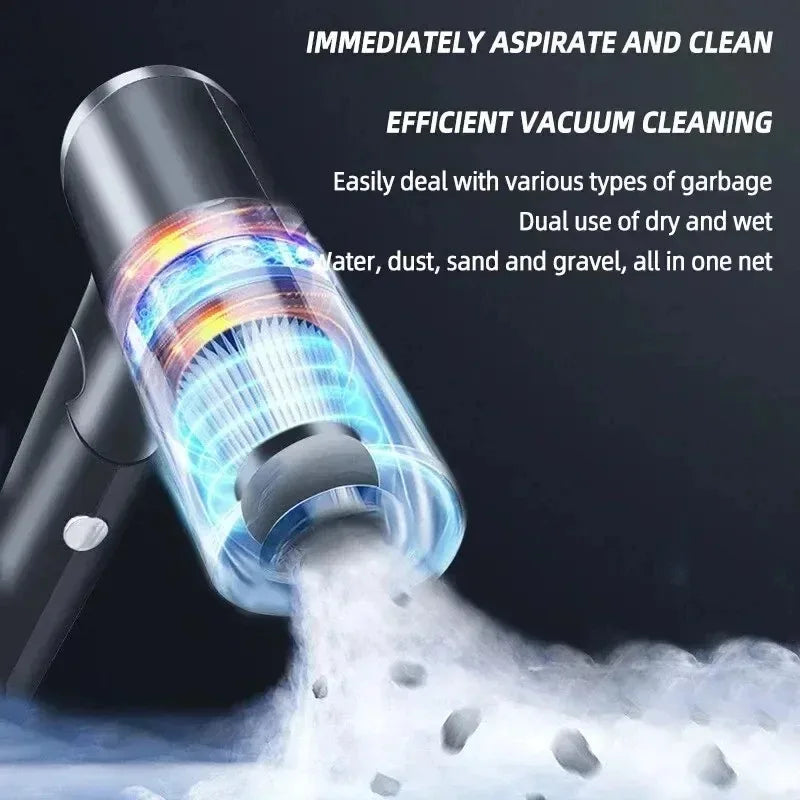 Mini Powerful Cordless Vacuum - Clean Your Car in Seconds