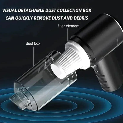 Mini Powerful Cordless Vacuum - Clean Your Car in Seconds