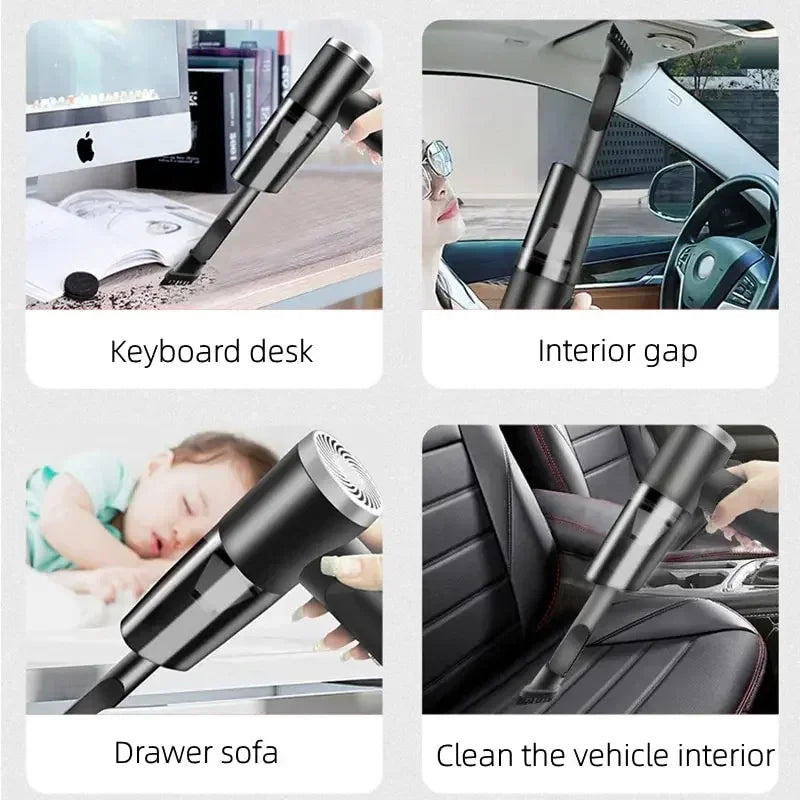 Mini Powerful Cordless Vacuum - Clean Your Car in Seconds